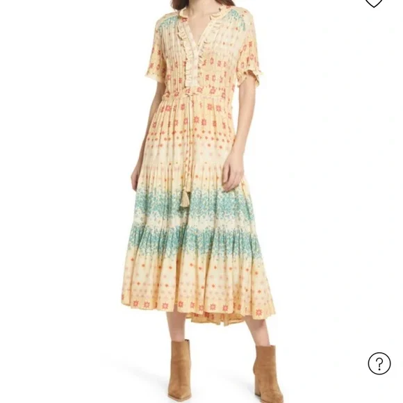 knee length dresses for ladies Sundrenched Solid Maxi Dress- Clay ~ Free People – Arizonia Rose